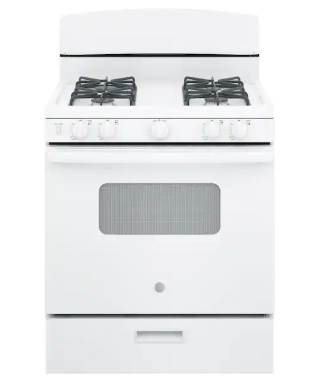 GE 30 in. 4.8 cu. ft. Freestanding Gas Range in White