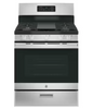 GE 30 in. 5.0 cu. ft. Freestanding Gas Range in Stainless Steel with Griddle-JGBS66REKSS