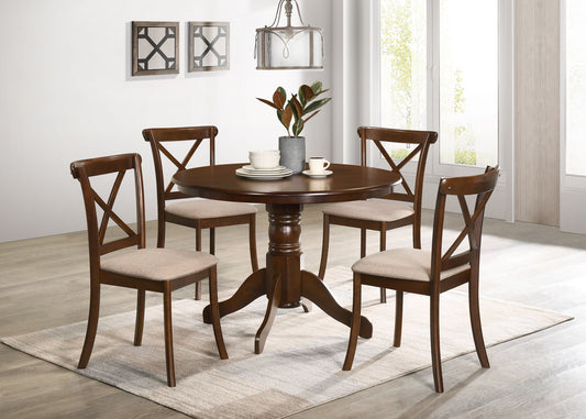 Juego de Comedor 4 Sillas Madera Mod.MX3033